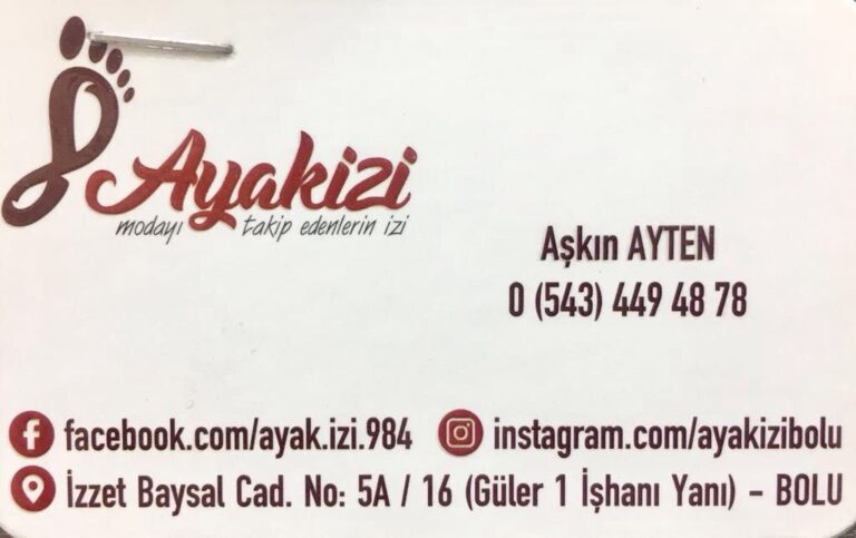 Ayak İzi | BOLU