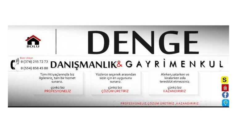 DENGE GAYRİMENKUL VE DANIŞMANLIK