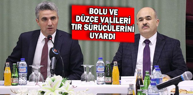 Bolu Dağı’nda Kış Tedbirleri Toplantısı Bolu Dağı’nda Kış Tedbirleri Toplantısı
