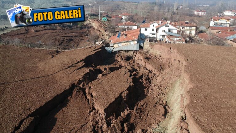 FELAKET DRONE İLE GÖRÜNTÜLENDİ