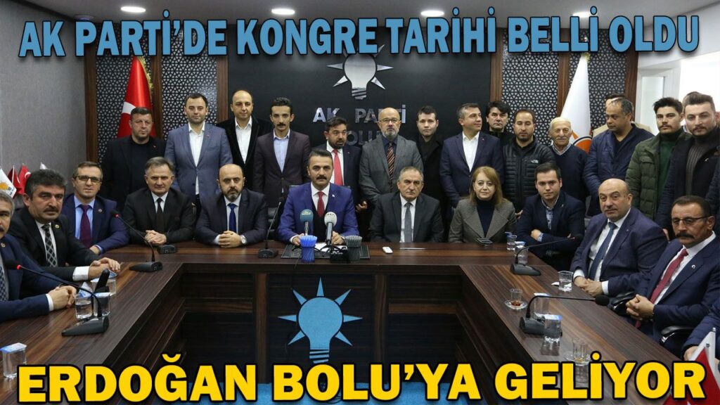 ERDOĞAN BOLU’YA GELİYOR ERDOĞAN BOLU’YA GELİYOR