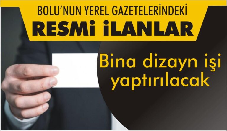 RESMİ İLANLAR (19.12.2017)