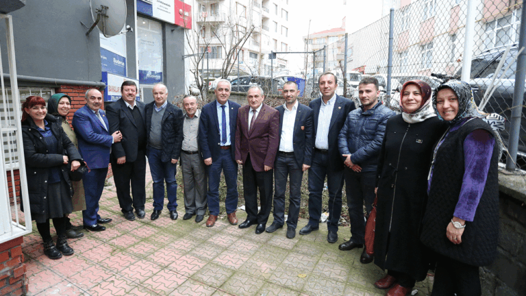 BAŞKAN ESNAF ODALARINI GEZDİ