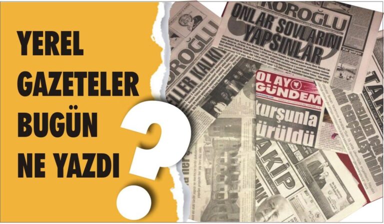 MANŞETLER NE DİYOR? (28.12.2017)