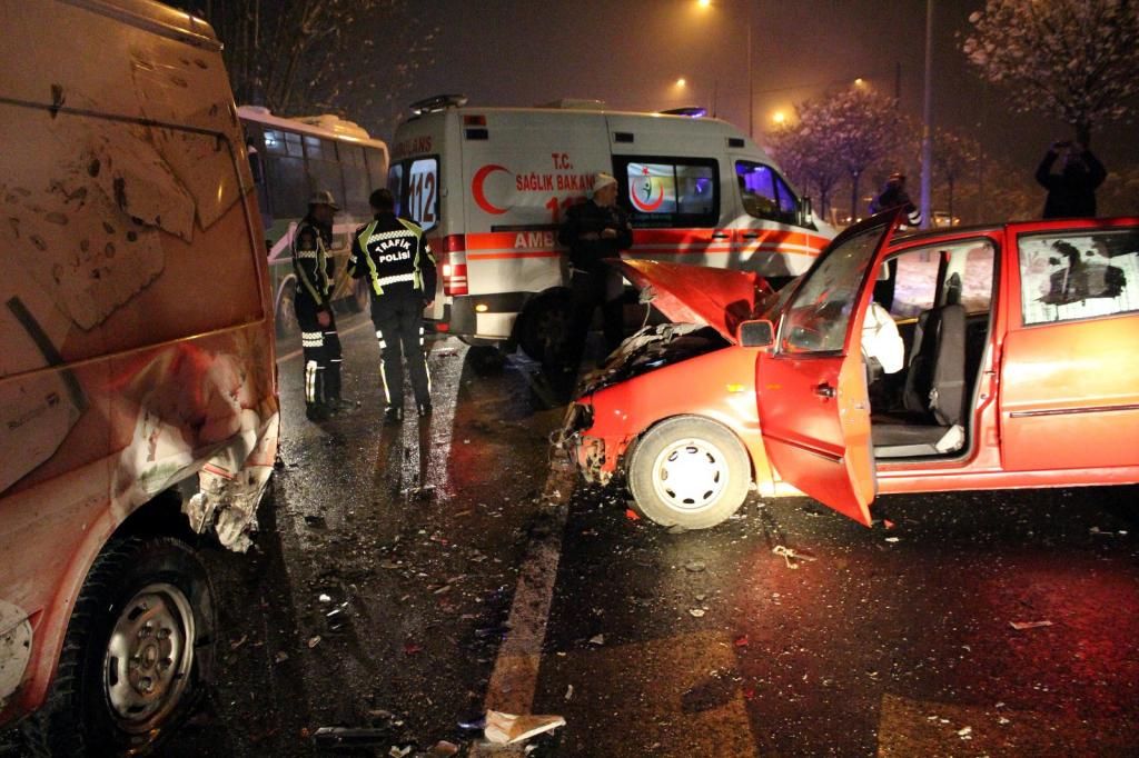 Savaş alanı gibi görüntü