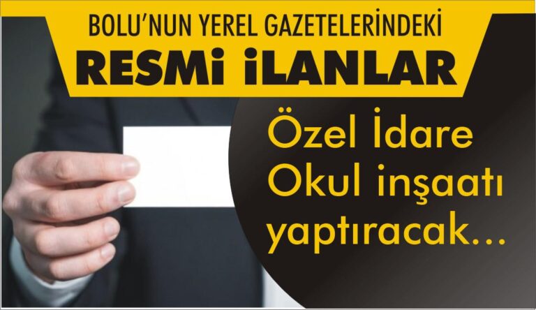 RESMİ İLANLAR (25.12.2017)