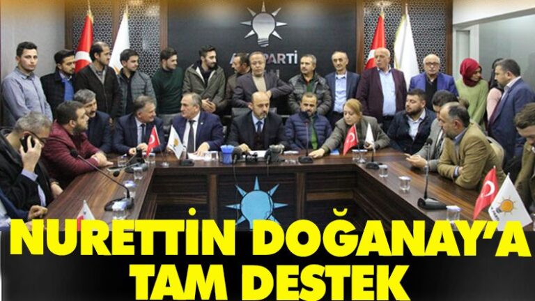 Doğanay’a tam destek