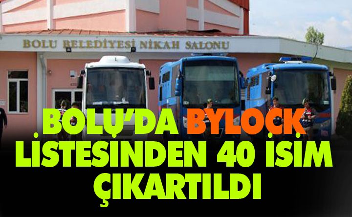 Bylock listesinden çıkarıldılar Bylock listesinden çıkarıldılar