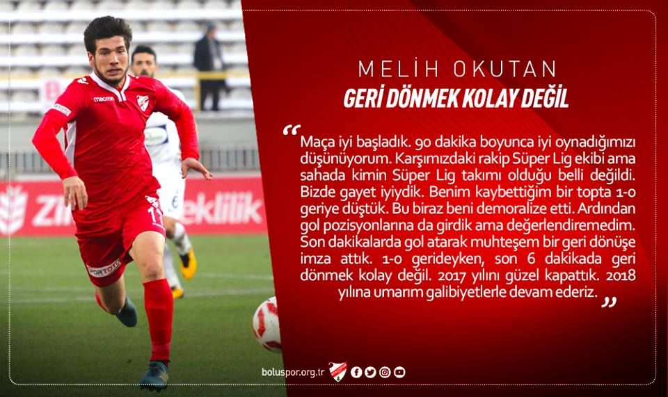 Melih Okutan:2017 yılını güzel kapattık Melih Okutan:2017 yılını güzel kapattık