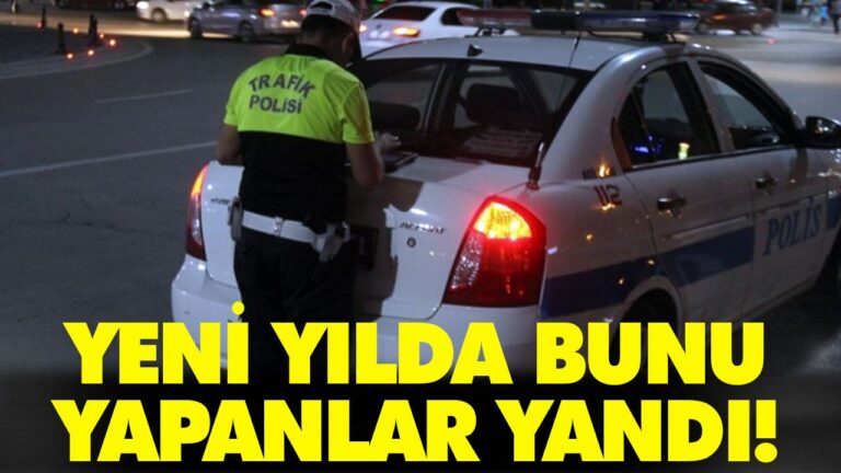 YENİ YILDA BUNU YAPANLAR YANDI!