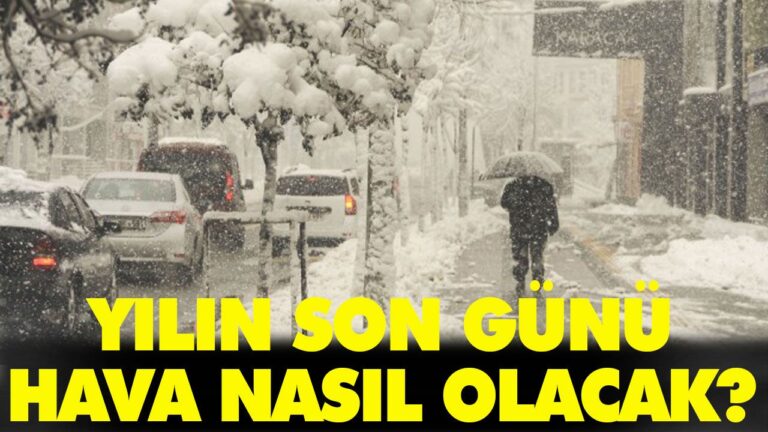 Yeni Yıla karla mı giriyoruz?