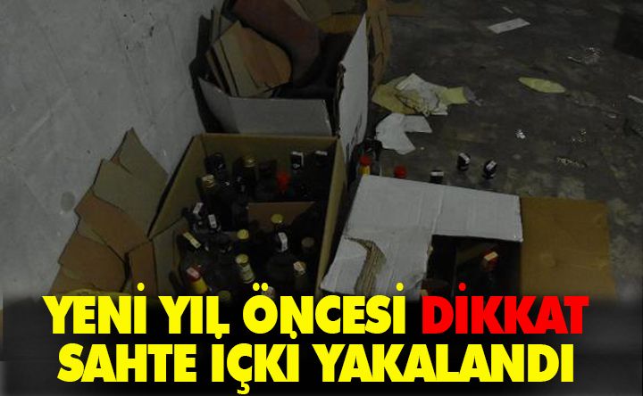 Sahte içki operasyonu Sahte içki operasyonu