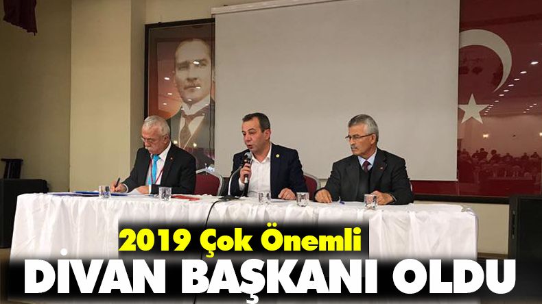 Divan başkanı oldu Divan başkanı oldu