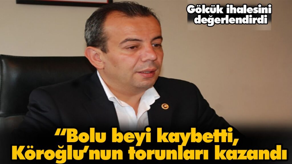 Gölcük ihalesi iptal edilmesini değerlendirdi Gölcük ihalesi iptal edilmesini değerlendirdi