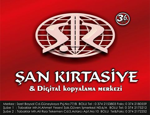 Şan Kırtasiye BOLU Şan Kırtasiye BOLU - Firma