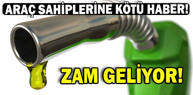 MOTORİNE ZAM
