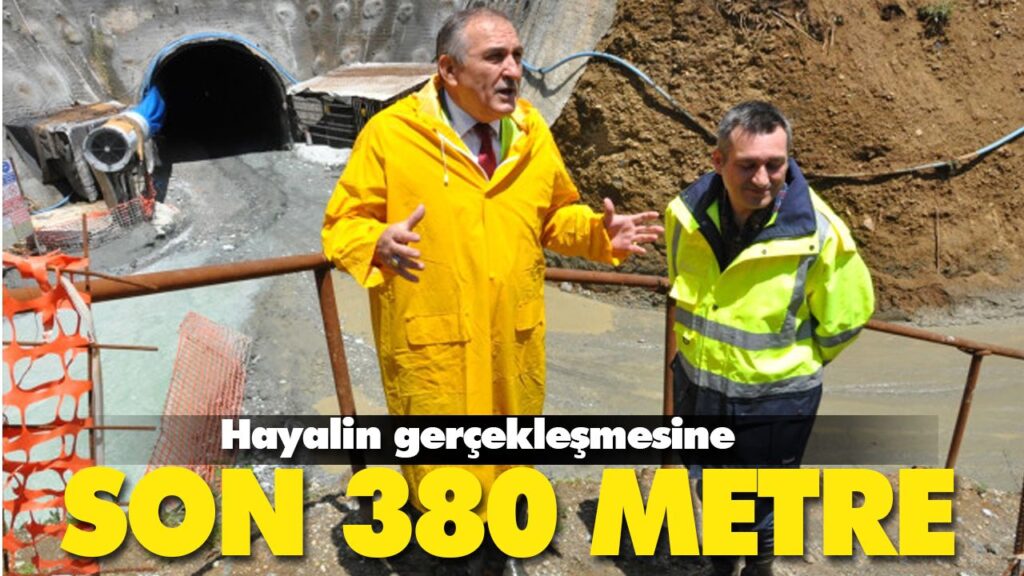 Karadere suları için son 380 metre Karadere suları için son 380 metre