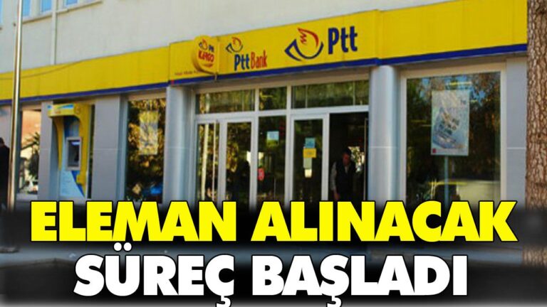 PTT ELEMAN ALACAK