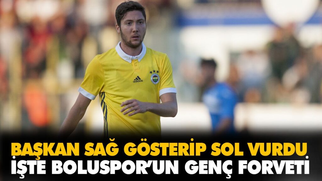 İŞTE BOLUSPOR’UN GENÇ FORVETİ