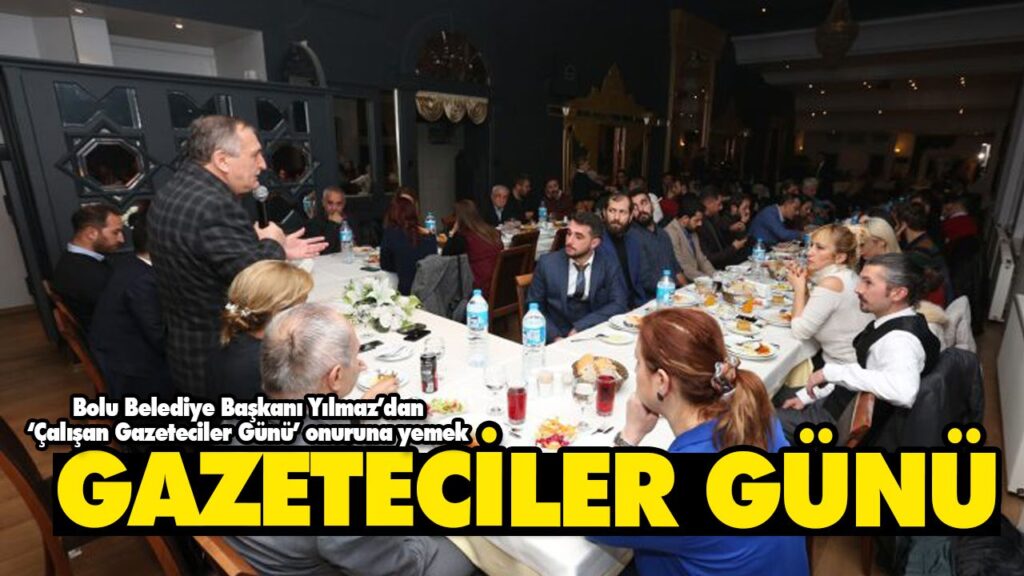 ‘Çalışan Gazeteciler Günü’ onuruna yemek ‘Çalışan Gazeteciler Günü’ onuruna yemek