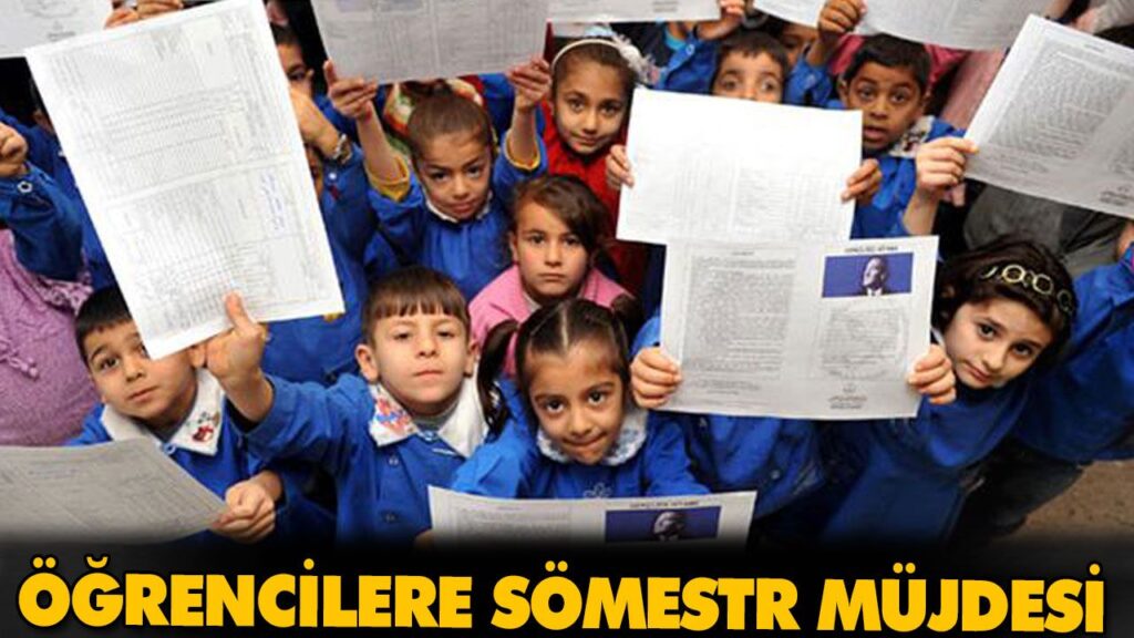 BAKAN YILMAZ’DAN ÖĞRENCİLERE SÖMESTR MÜJDESİ BAKAN YILMAZ’DAN ÖĞRENCİLERE SÖMESTR MÜJDESİ