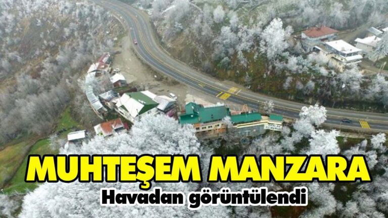 BOLU DAĞI HAVADAN GÖRÜNTÜLENDİ
