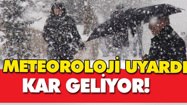YOĞUN KAR YAĞIŞI GELİYOR