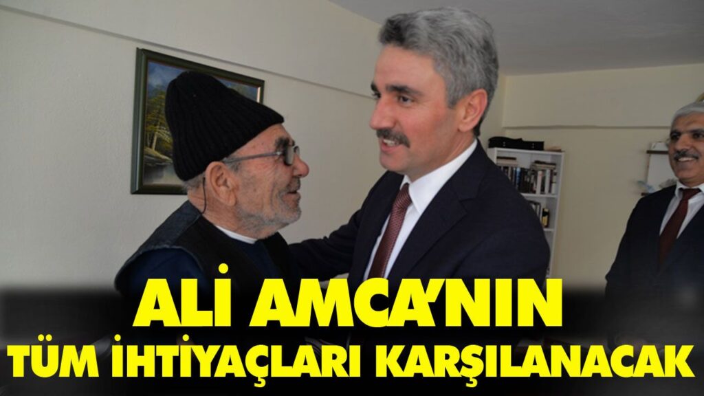 VALİ BARUŞ ALİ AMCA’YI ZİYARET ETTİ VALİ BARUŞ ALİ AMCA’YI ZİYARET ETTİ