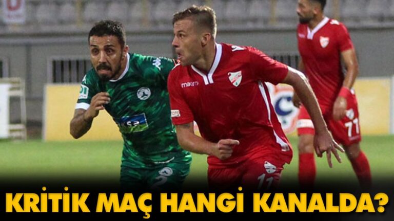BOLUSPOR’UN MAÇI HANGİ KANALDA?