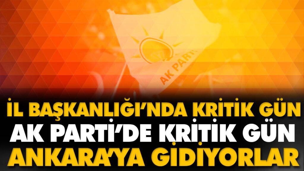 İl Başkanlığı’nda Kritik Gün İl Başkanlığı’nda Kritik Gün