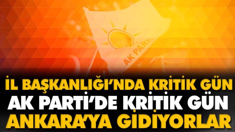 İl Başkanlığı’nda Kritik Gün