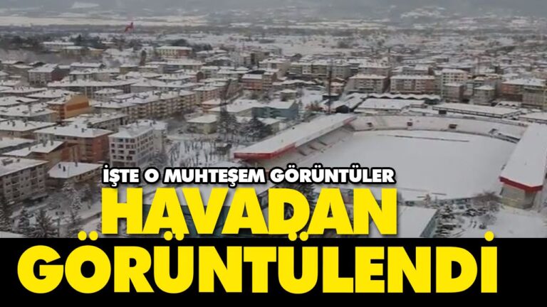 BOLU DRONE İLE GÖRÜNTÜLENDİ
