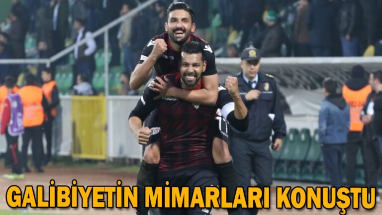 GALİBİYETİN MİMARLARI KONUŞTU