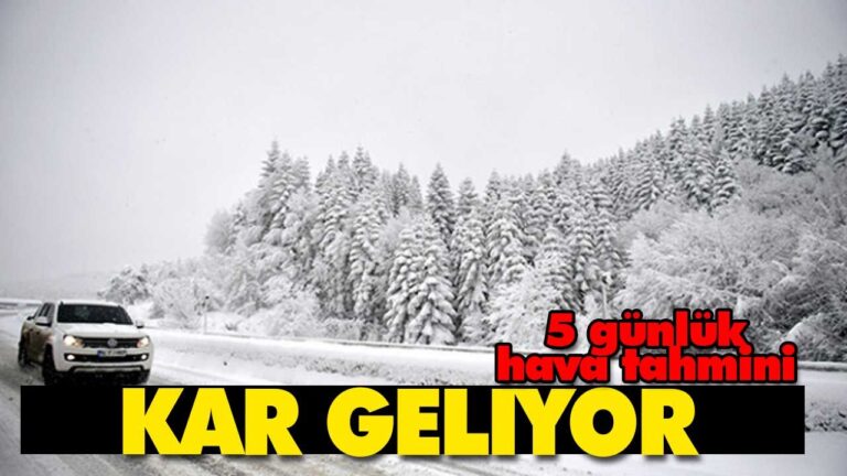 Kar geliyor