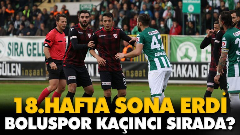 BOLUSPOR KAÇINCI SIRADA?