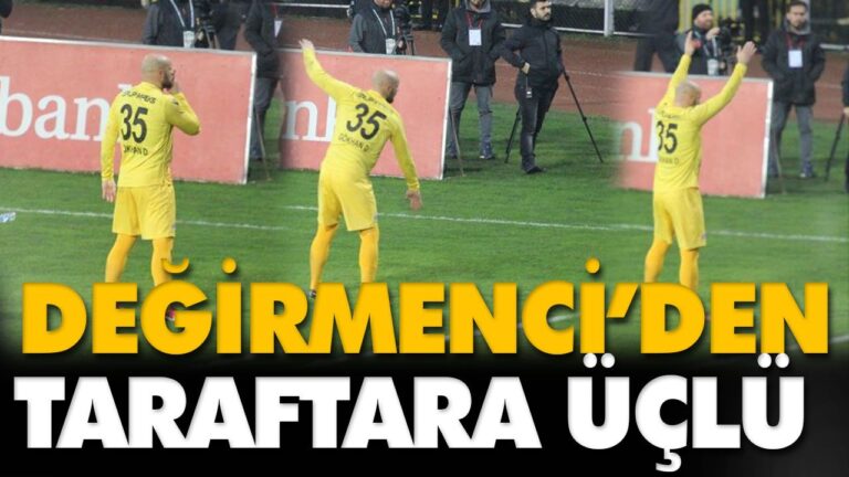 DEĞİRMENCİ’DEN TARAFTARA ÜÇLÜ