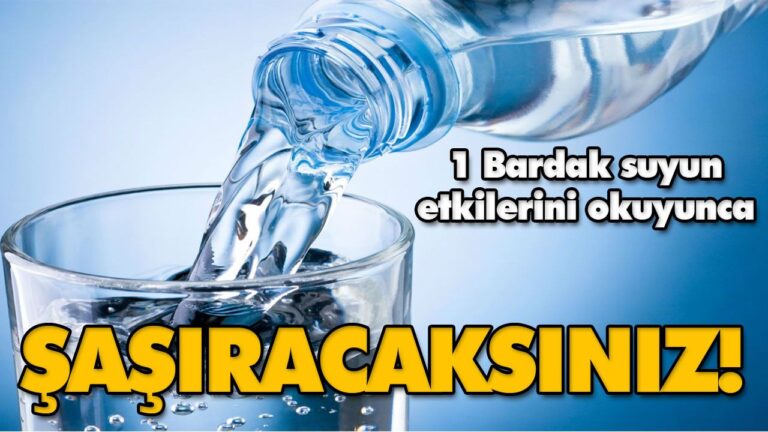 SUYUN FAYDALARI SİZİ ŞAŞIRTACAK