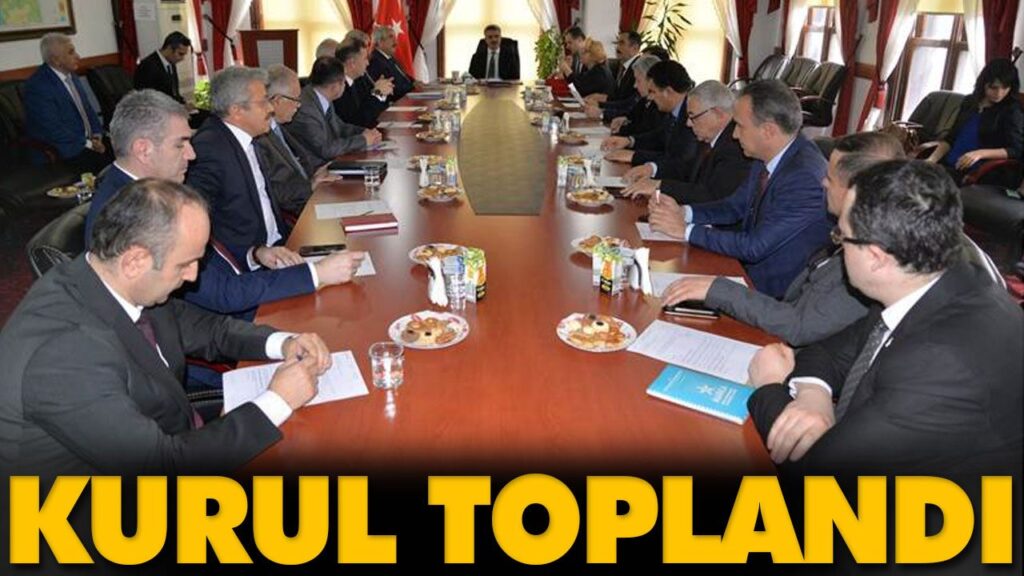İL İSTİHDAM VE MESLEKİ EĞİTİM KURULU TOPLANDI
