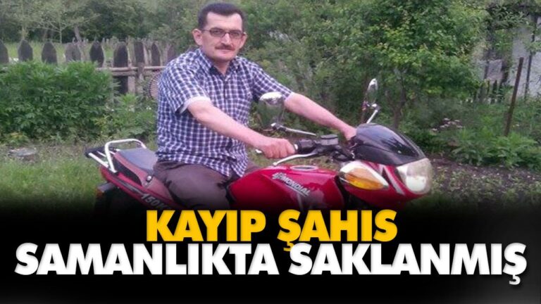 Samanlıkta saklanmış..