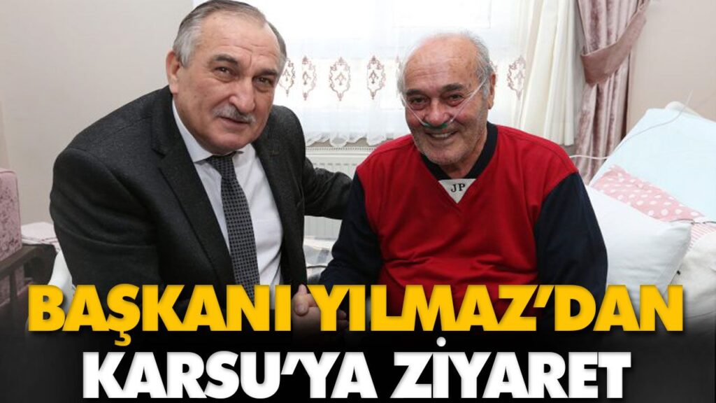 BAŞKANI YILMAZ’DAN KARSU’YA ZİYARET BAŞKANI YILMAZ’DAN KARSU’YA ZİYARET