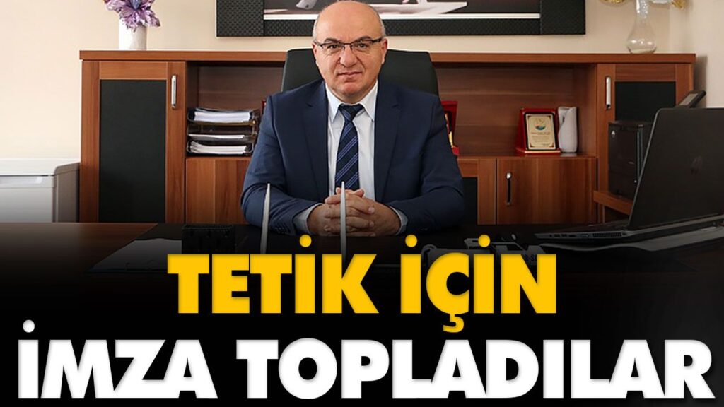 TETİK İÇİN İMZA TOPLADILAR TETİK İÇİN İMZA TOPLADILAR