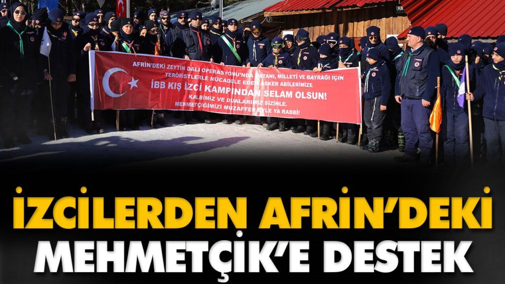 İZCİLERDEN AFRİN’DEKİ MEHMETÇİK’E DESTEK İZCİLERDEN AFRİN’DEKİ MEHMETÇİK’E DESTEK