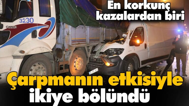 Görebileceğiniz en korkunç kazalardan biri…