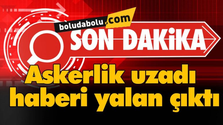 Genel kurmaydan açıklama: Askerlik uzamadı
