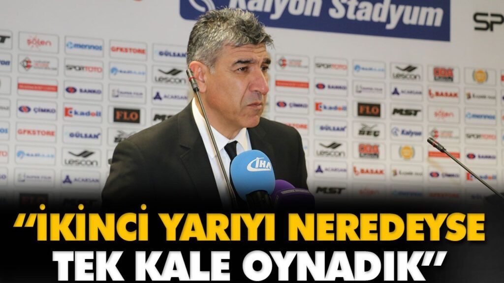 “İKİNCİ YARIYI NEREDEYSE TEK KALE OYNADIK” “İKİNCİ YARIYI NEREDEYSE TEK KALE OYNADIK”