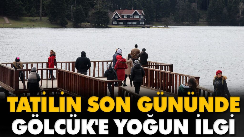 TATİLİN SON GÜNÜNDE GÖLCÜK’E YOĞUN İLGİ TATİLİN SON GÜNÜNDE GÖLCÜK’E YOĞUN İLGİ