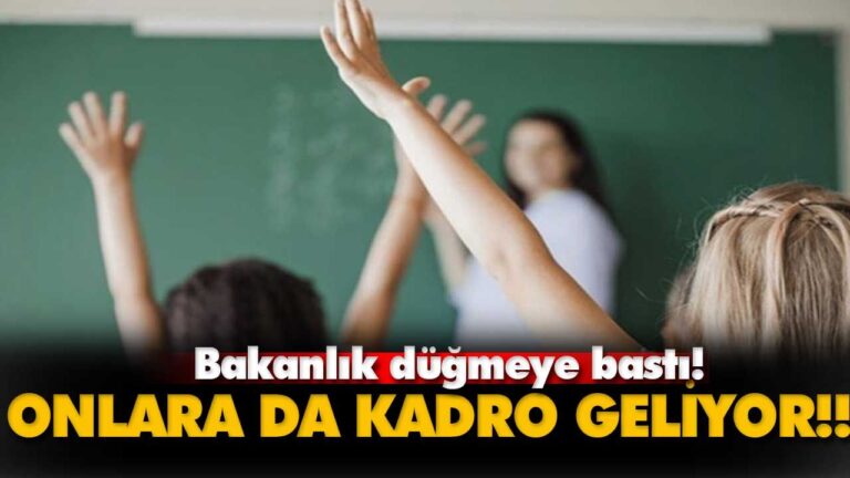 ONLARA DA KADRO GELİYOR!