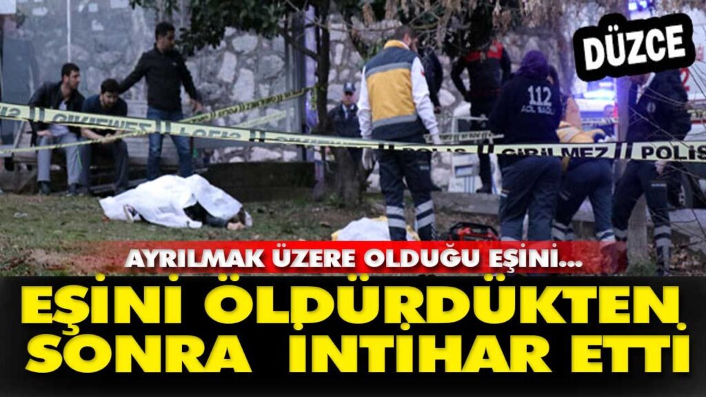 ÖNCE EŞİNİ ÖLDÜRDÜ SONRA İNTİHAR ETTİ ÖNCE EŞİNİ ÖLDÜRDÜ SONRA İNTİHAR ETTİ