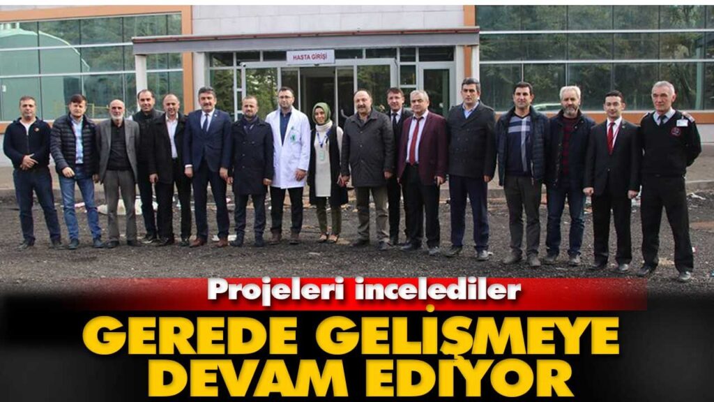 Projeleri incelediler Projeleri incelediler