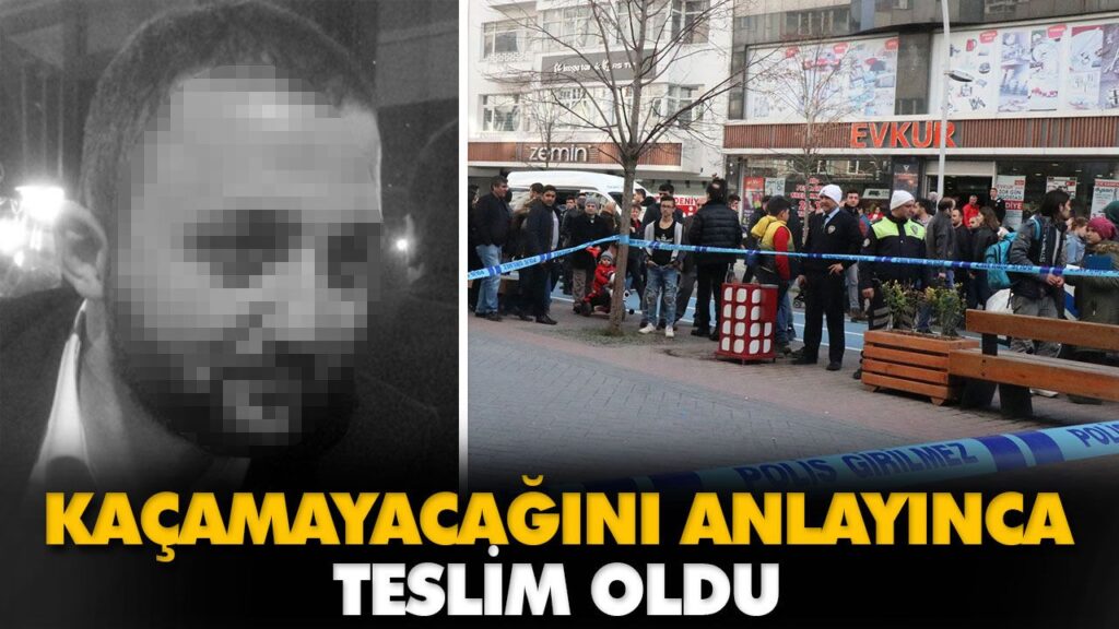 KAÇAMAYACAĞINI ANLAYINCA TESLİM OLDU KAÇAMAYACAĞINI ANLAYINCA TESLİM OLDU